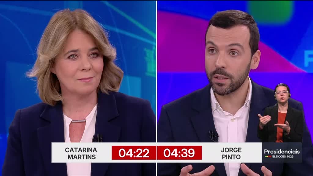 Imagem de Eleições Presidenciais 2026 - Debates - Catarina Martins x Jorge Pinto