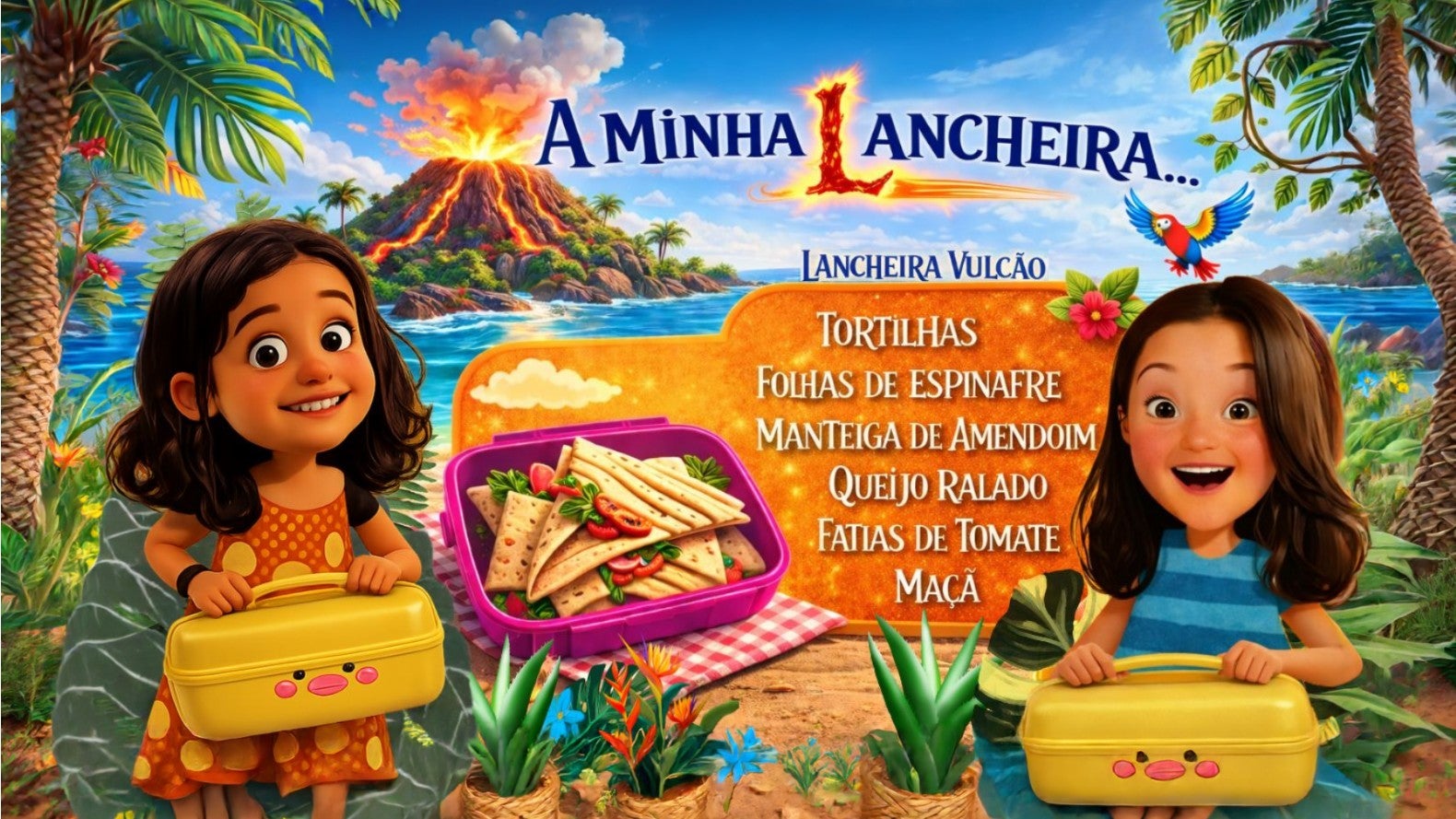 Imagem de A Minha Lancheira - A Minha Lancheira Vulcão
