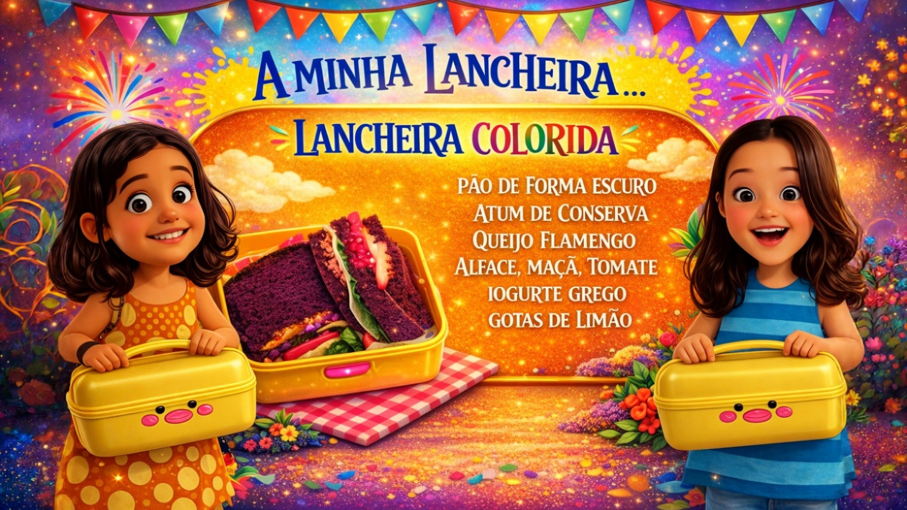 Imagem de A Minha Lancheira - A Minha Lancheira colorida