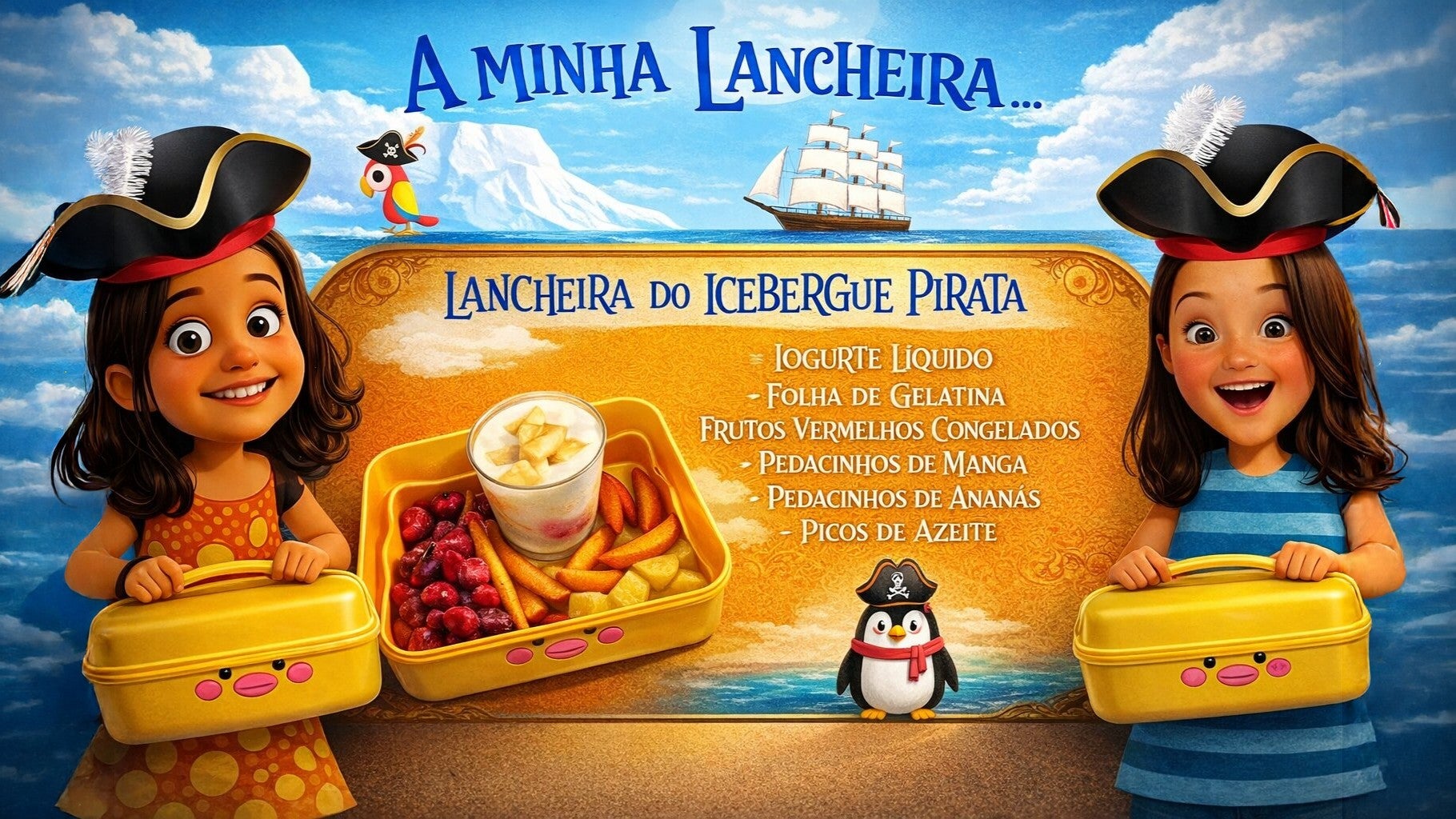 Imagem de A Minha Lancheira - A Minha Lancheira do icebergue pirata