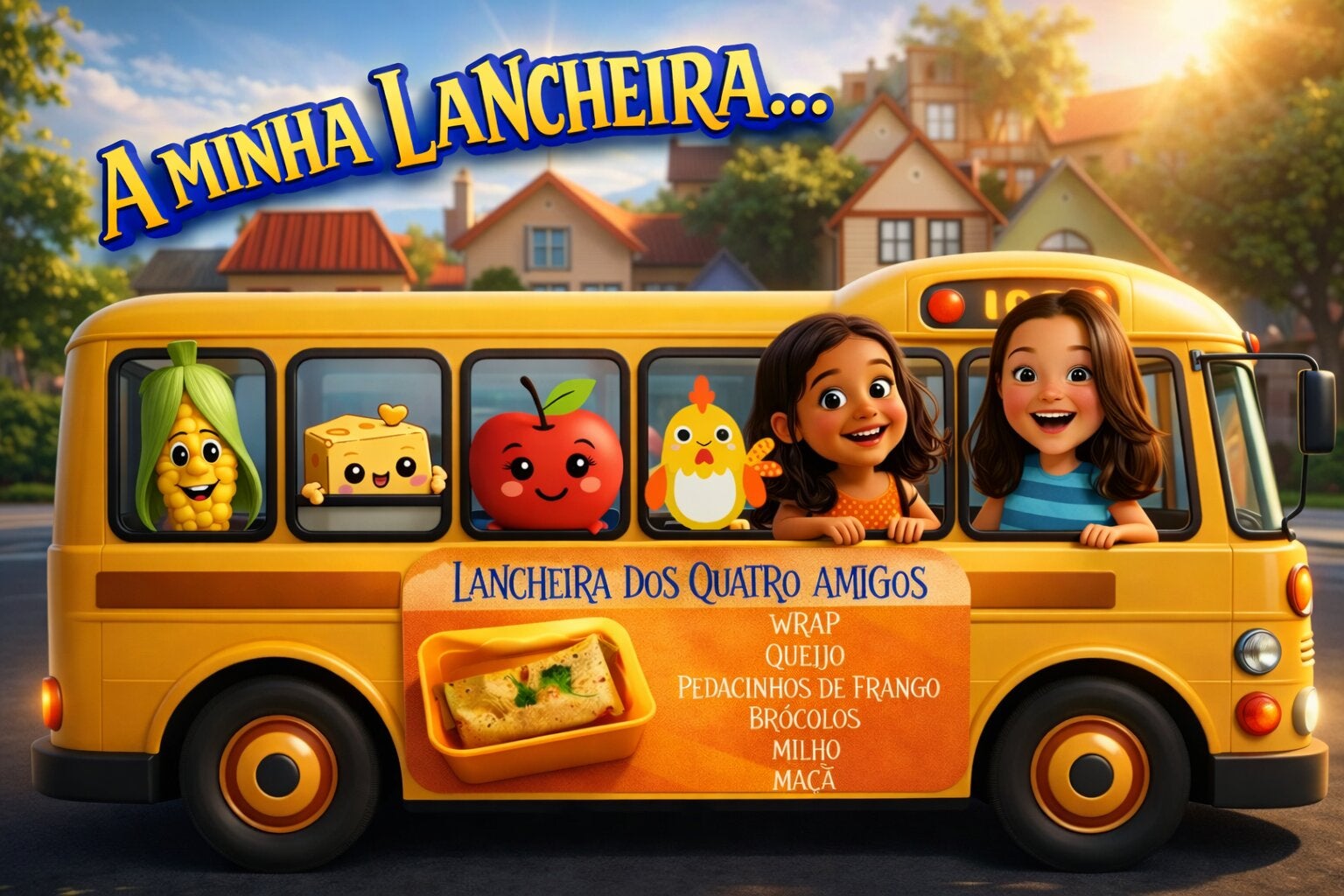 Imagem de A Minha Lancheira - A Minha Lancheira dos quatro amigos