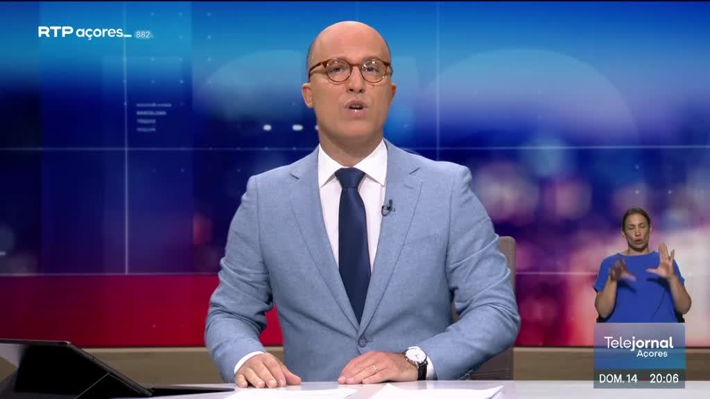 Imagem de Telejornal Açores - Apresentação | Rúben Medeiros