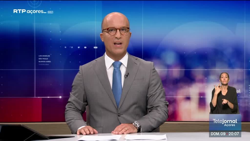 Imagem de Telejornal Açores - Apresentação | Rúben Medeiros