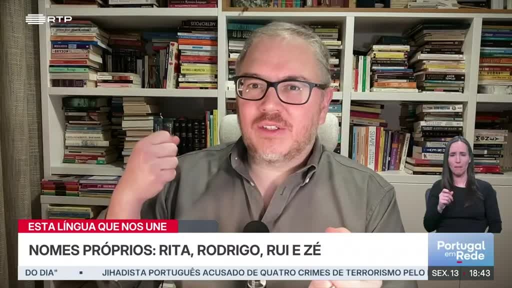 Imagem de Esta Língua Que Nos Une - Nomes próprios: Rita, Rodrigo, Rui e Zé