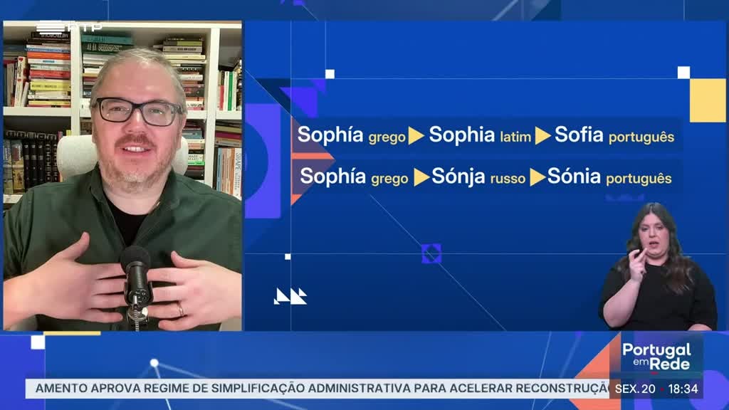 Imagem de Esta Língua Que Nos Une - Nomes próprios: Sónia, Sofia, Simão e José