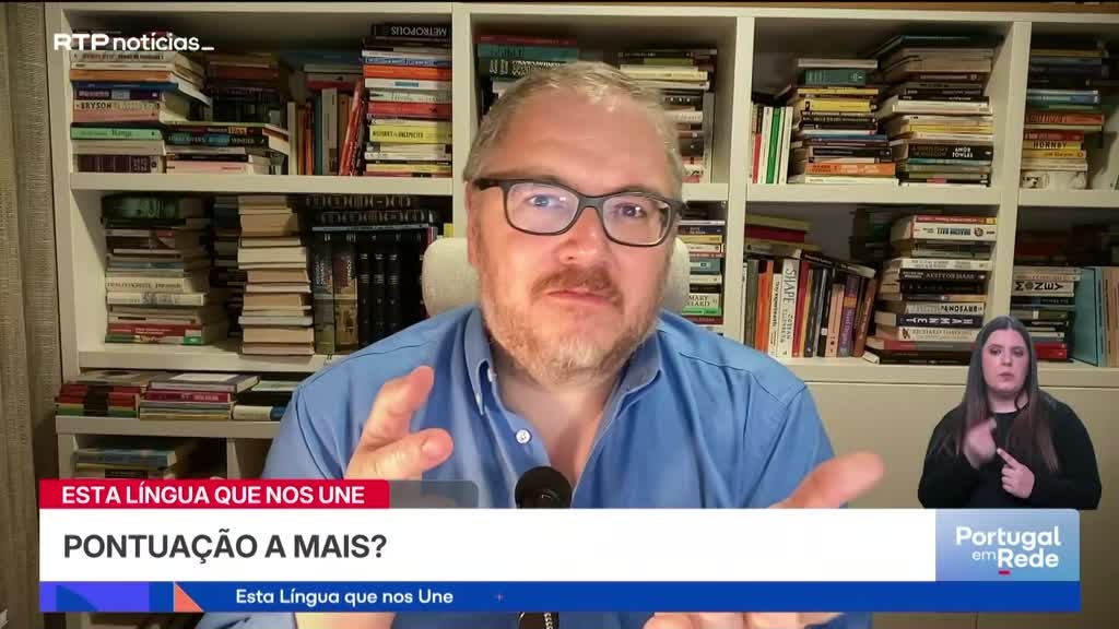 Imagem de Esta Língua Que Nos Une - Pontuação a mais?