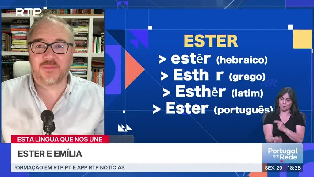 Imagem de Esta Língua Que Nos Une - Nomes próprios: Ester e Emília