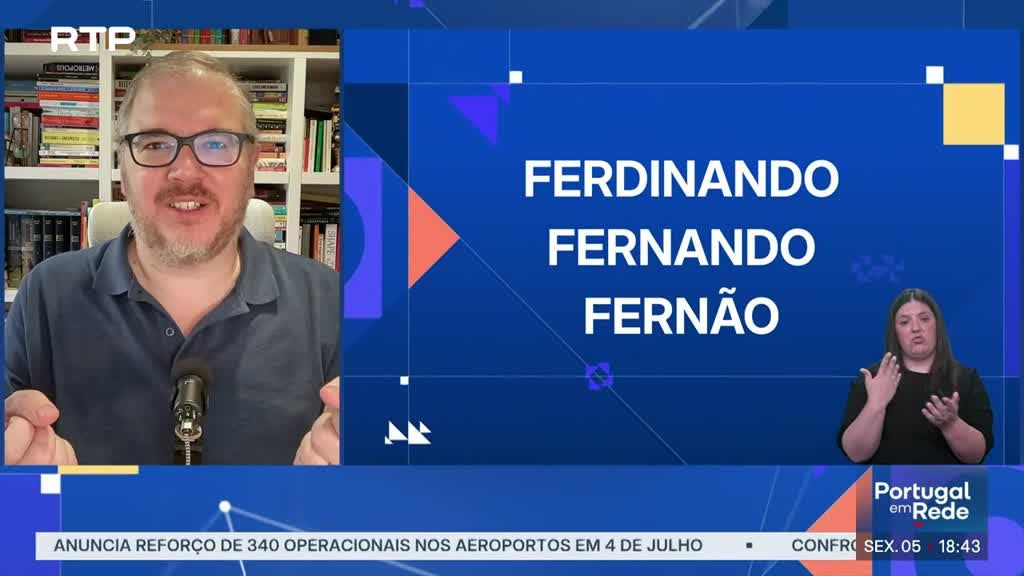 Imagem de Esta Língua Que Nos Une - Nomes próprios: Fernando e Dejanira