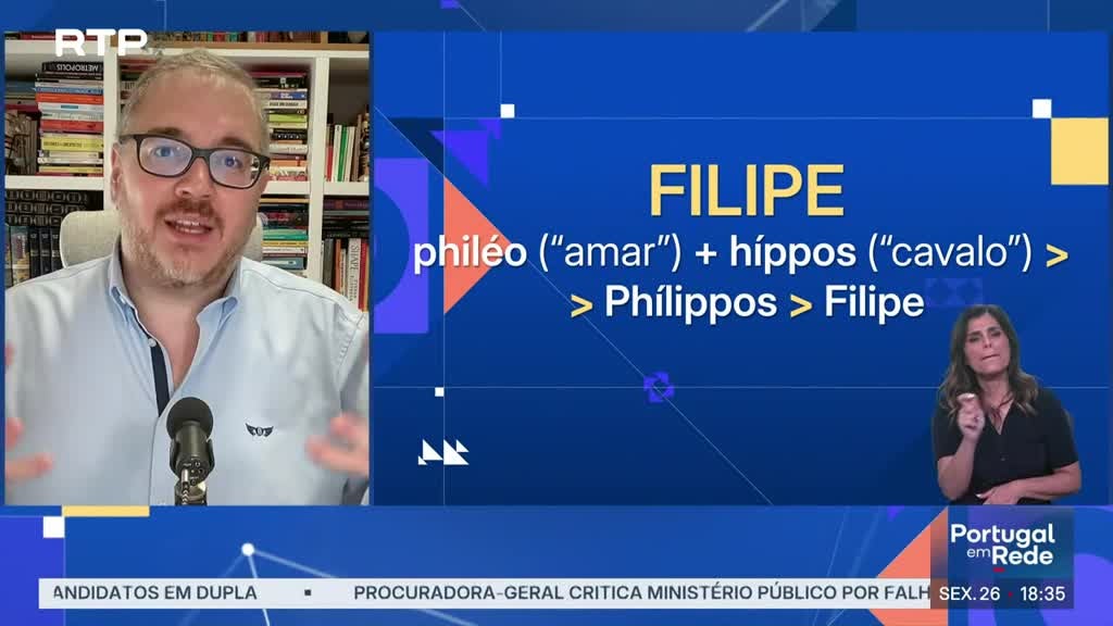 Imagem de Esta Língua Que Nos Une - Nomes próprios: Filipe, Sofia, Dinis e Helena