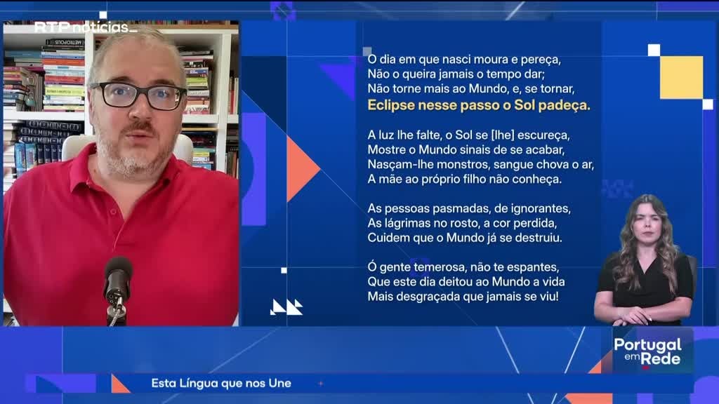 Imagem de Esta Língua Que Nos Une - Luís de Camões e o Eclipse Solar