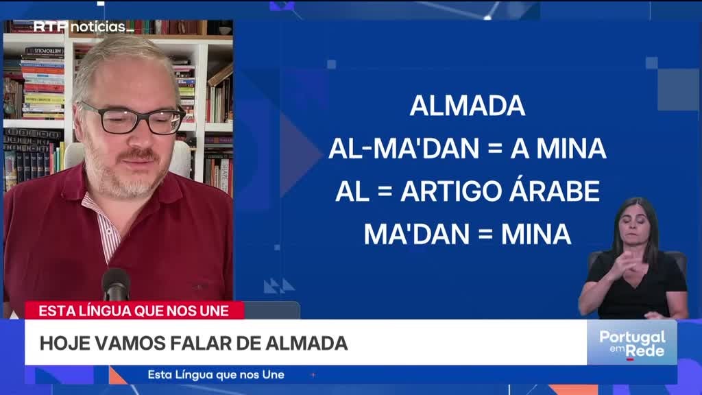 Imagem de Esta Língua Que Nos Une - Nomes de terras: Almada