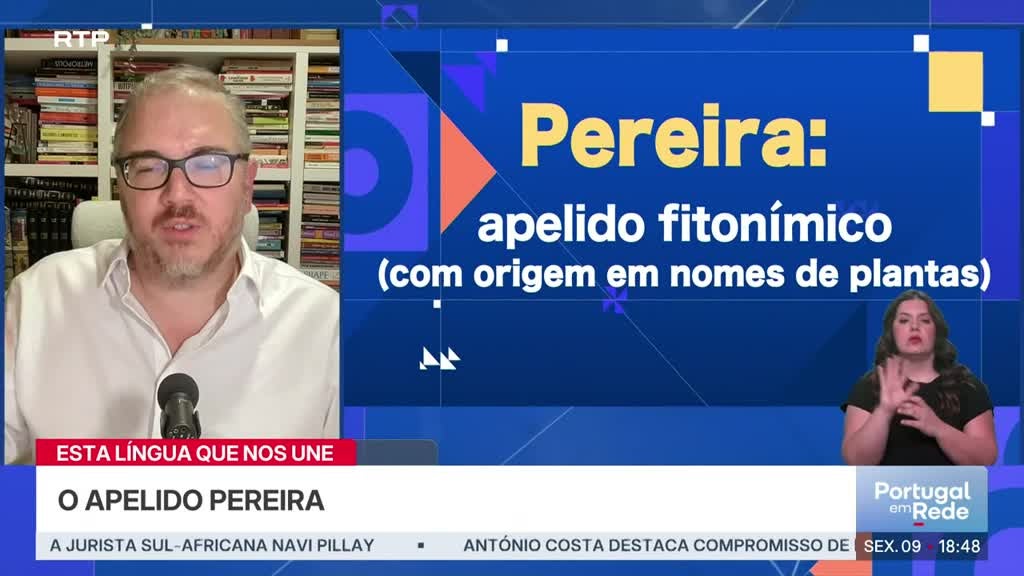 Imagem de Esta Língua Que Nos Une - Nomes próprios: O apelido Pereira