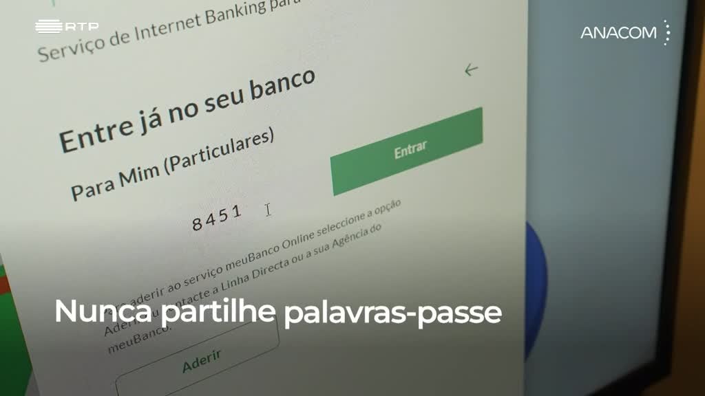 Imagem de Dicas.ANACOM - Use o Banco Online em Segurança