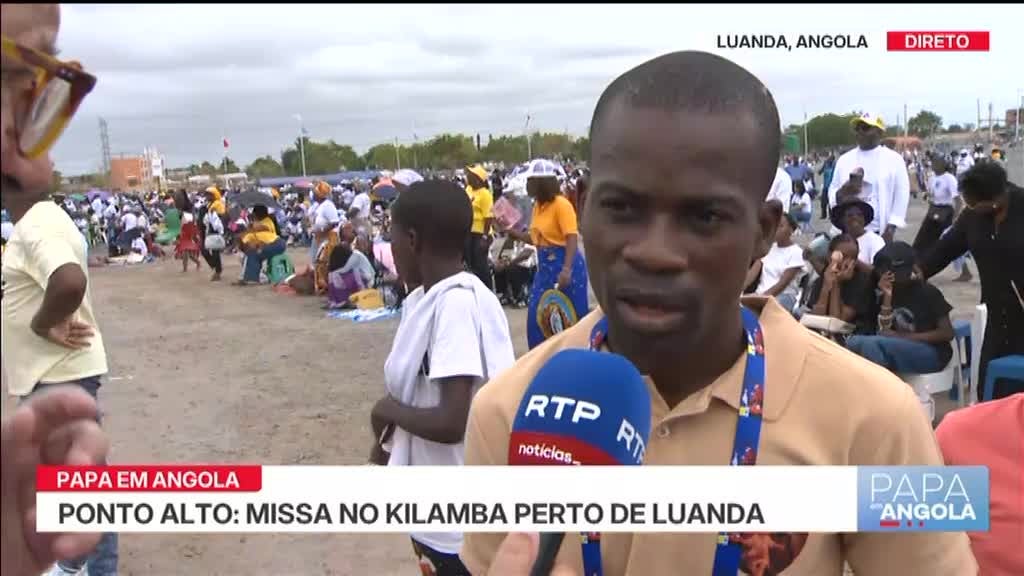 Imagem de Papa Leão XIV Visita Angola - Papa no Quilamba
