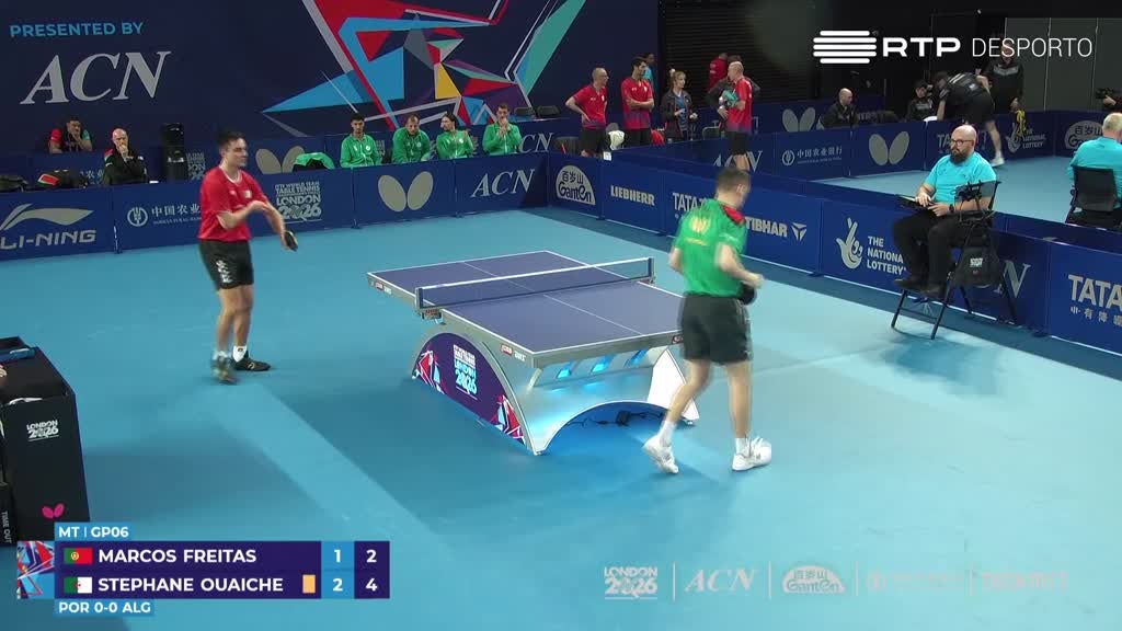 Imagem de Ténis de Mesa - Campeonatos do Mundo po - Portugal x Argélia