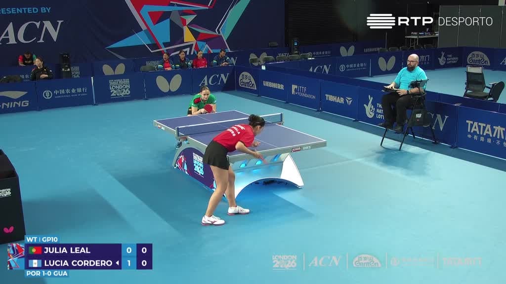 Imagem de Ténis de Mesa - Campeonatos do Mundo po - Portugal x Guatemala
