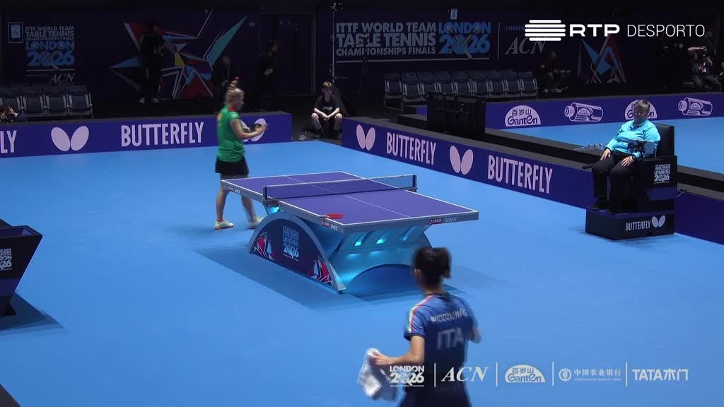 Imagem de Ténis de Mesa - Campeonatos do Mundo po - Portugal x Itália | Feminino