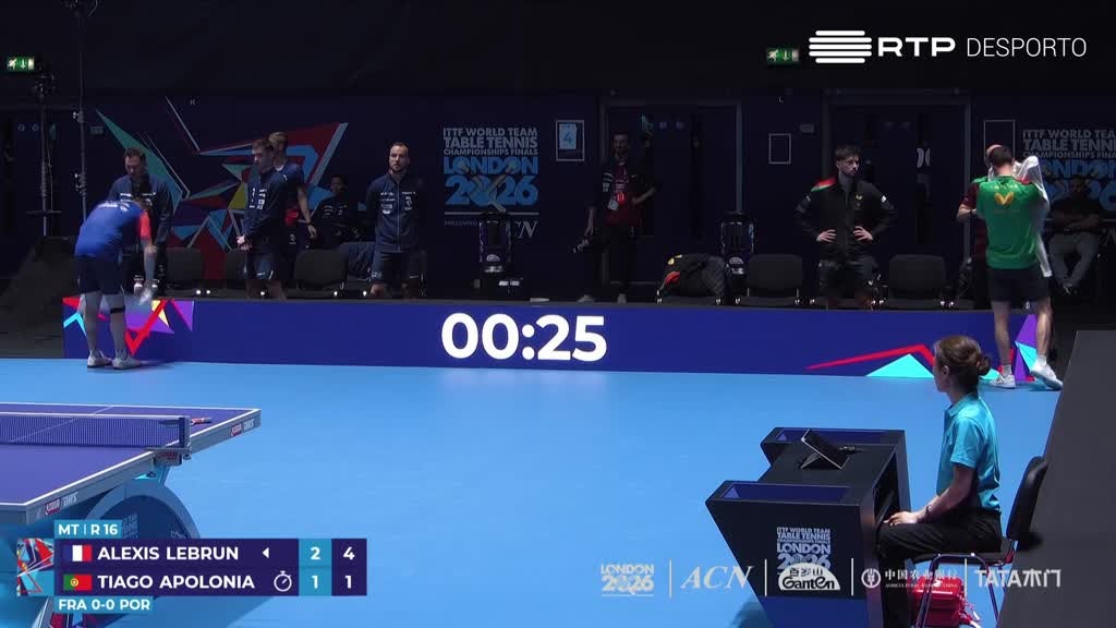 Imagem de Ténis de Mesa - Campeonatos do Mundo po - Portugal x França