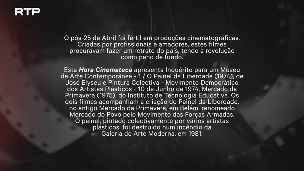 Imagem de Hora Cinemateca - Inquérito para um Museu de Arte Contemporânea - 1 / O Painel da Liberdade (1974)