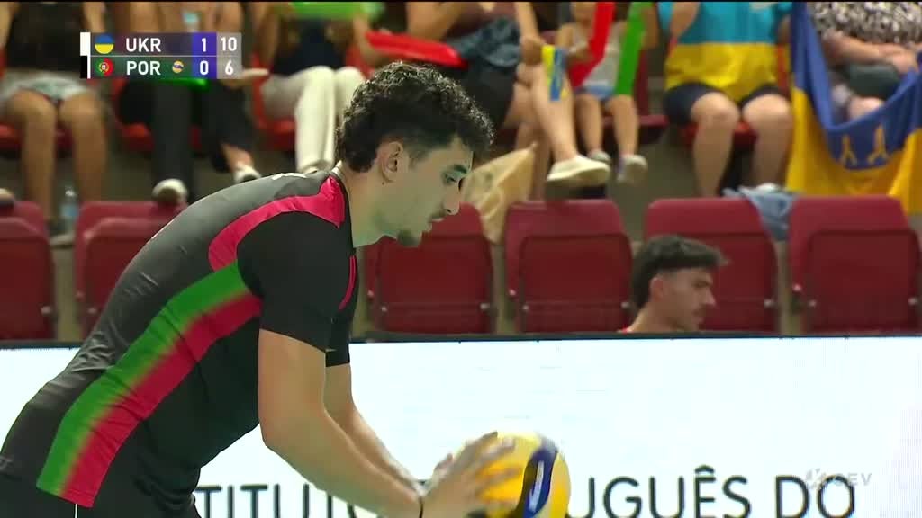 Imagem de Voleibol: Campeonato da Europa Sub-22 Ma - Ucrânia x Portugal
