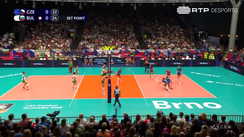 Imagem de Voleibol Feminino: Campeonato da Europa - Chéquia x Bulgária