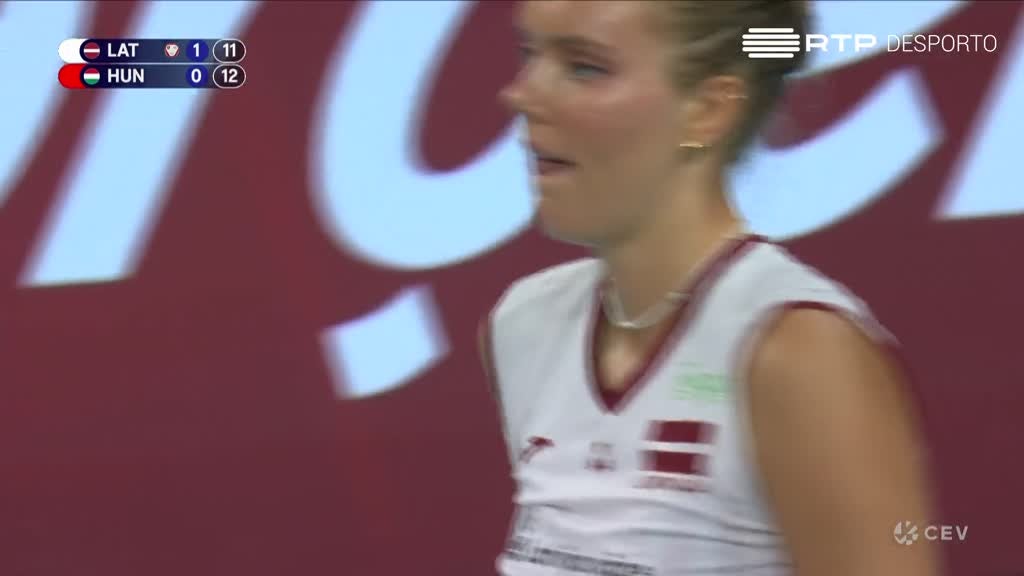 Imagem de Voleibol Feminino: Campeonato da Europa - Letónia x Hungria