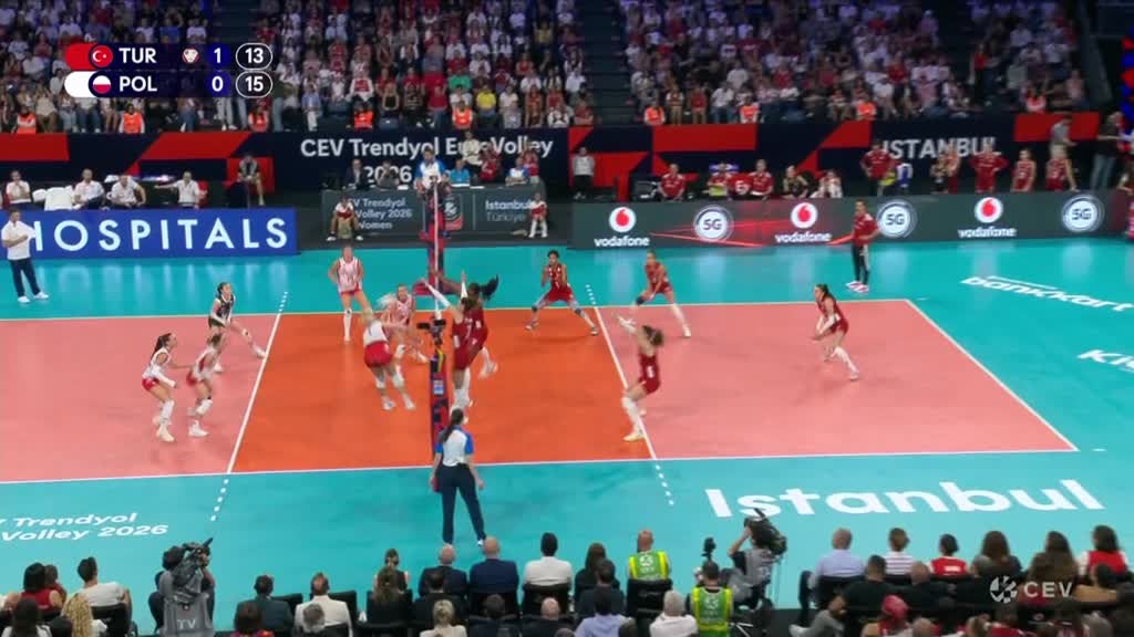 Imagem de Voleibol Feminino: Campeonato da Europa - Turquia x Polónia