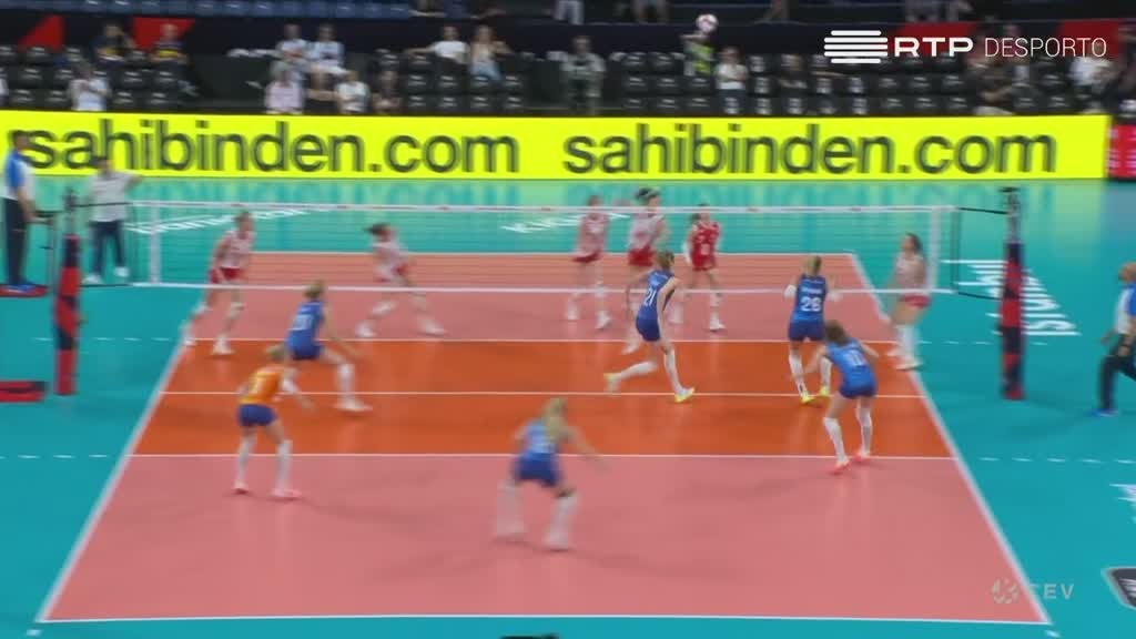 Imagem de Voleibol Feminino: Campeonato da Europa - Polónia x Países Baixos