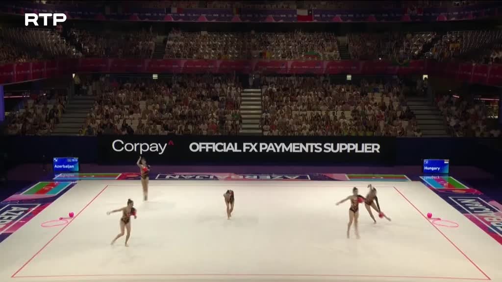 Imagem de Ginástica Rítmica: Campeonatos do Mund - Concurso completo por grupos