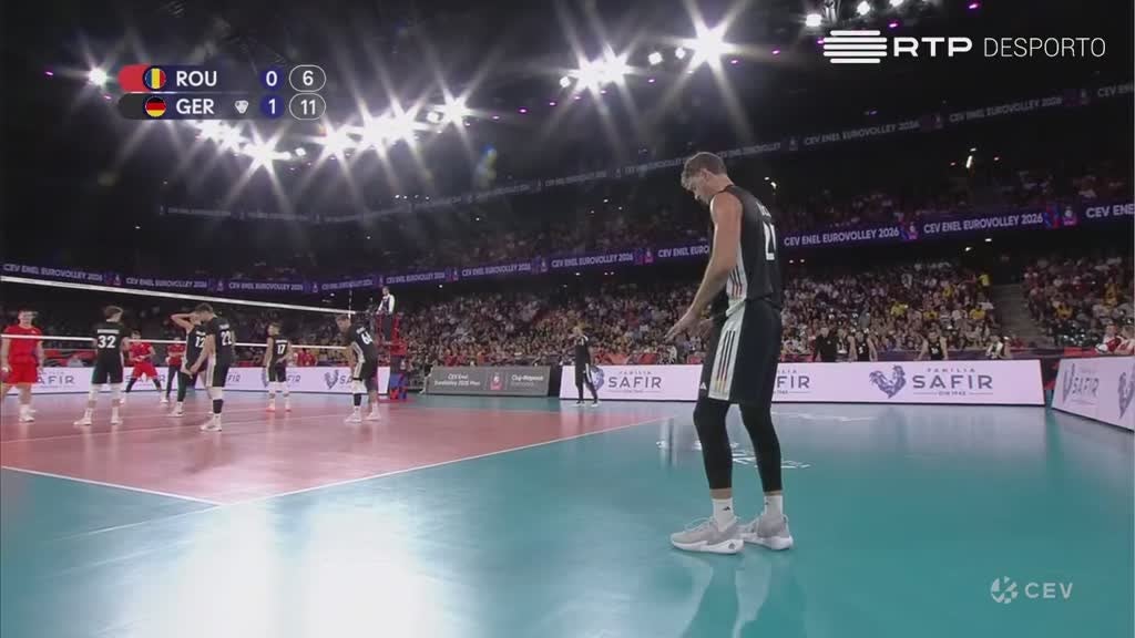 Imagem de Voleibol Masculino: Campeonato da Europa - Roménia x Alemanha