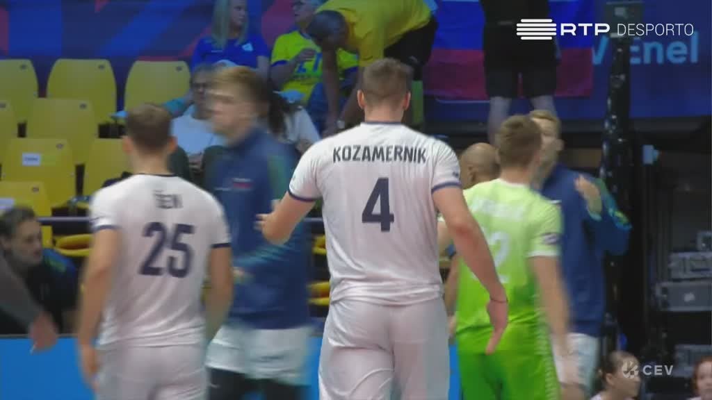 Imagem de Voleibol Masculino: Campeonato da Europa - Eslovénia x Suécia