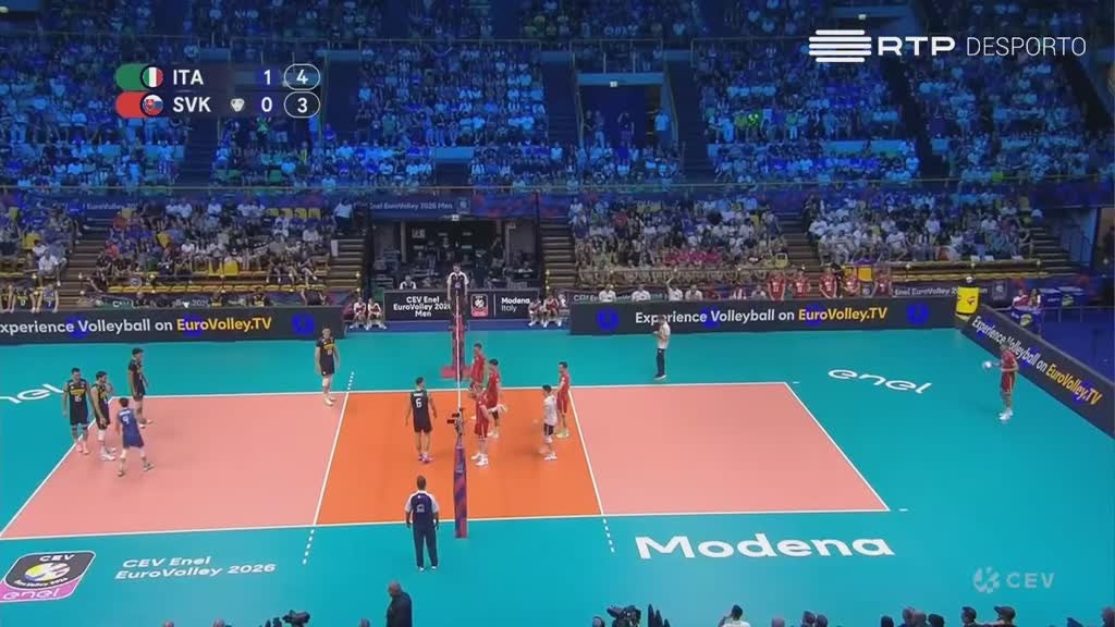 Imagem de Voleibol Masculino: Campeonato da Europa - Itália x Eslováquia