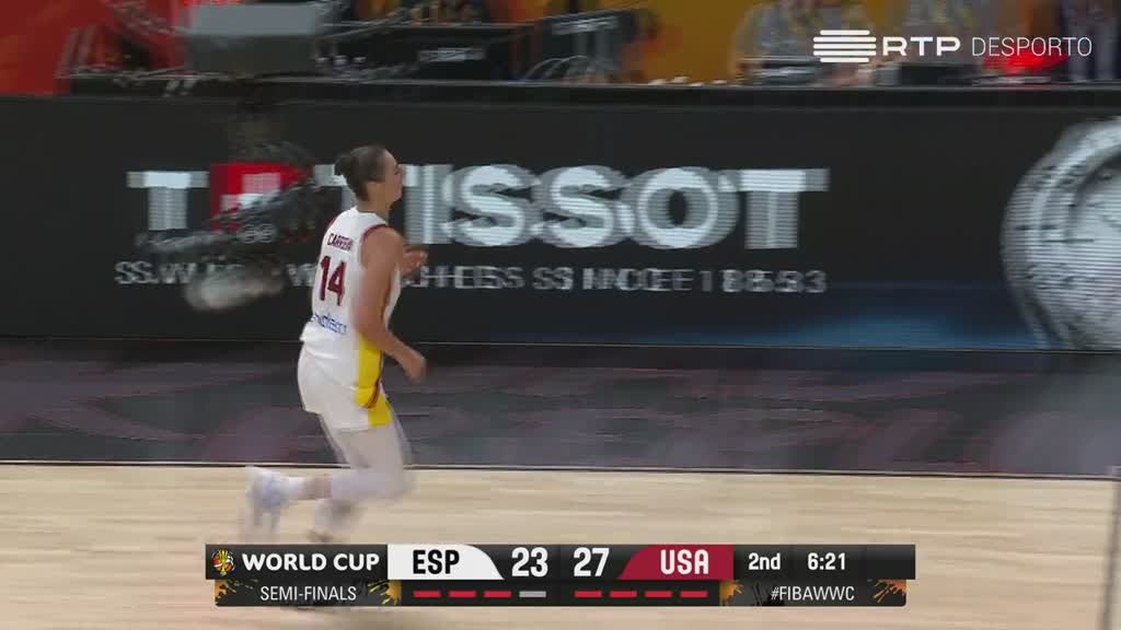 Imagem de Basquetebol Feminino: FIBA Campeonato do - Meia Final - Estados Unidos x Espanha