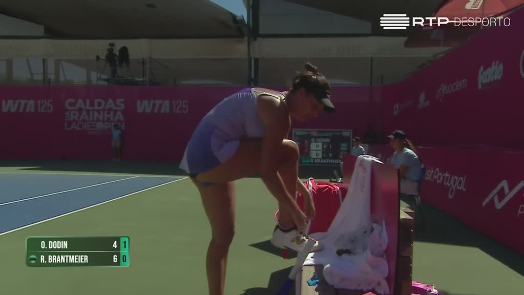 Imagem de Ténis: Caldas da Rainha Ladies Open - Oceane Dodin x Reese Brantmeier