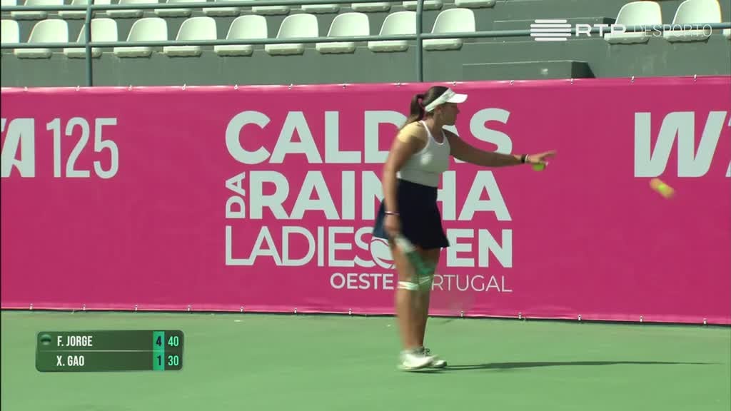 Imagem de Ténis: Caldas da Rainha Ladies Open - Francisca Jorge x Xinyu Gao