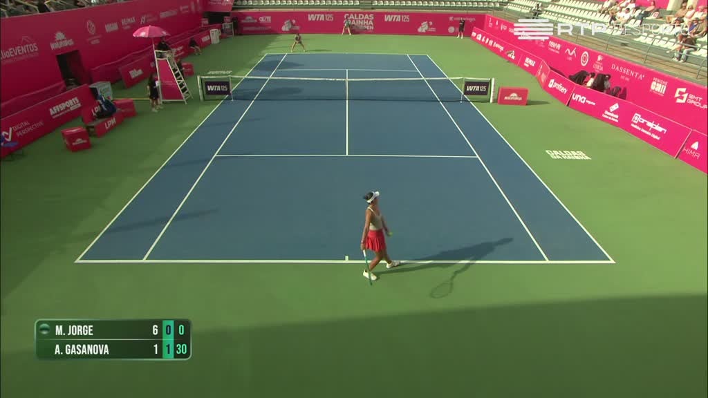 Imagem de Ténis: Caldas da Rainha Ladies Open - Matilde Jorge x Anastasia Gasanova