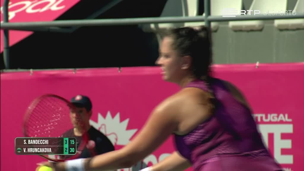 Imagem de Ténis: Caldas da Rainha Ladies Open - Susan Bandecchi x Viktoria Hruncakova