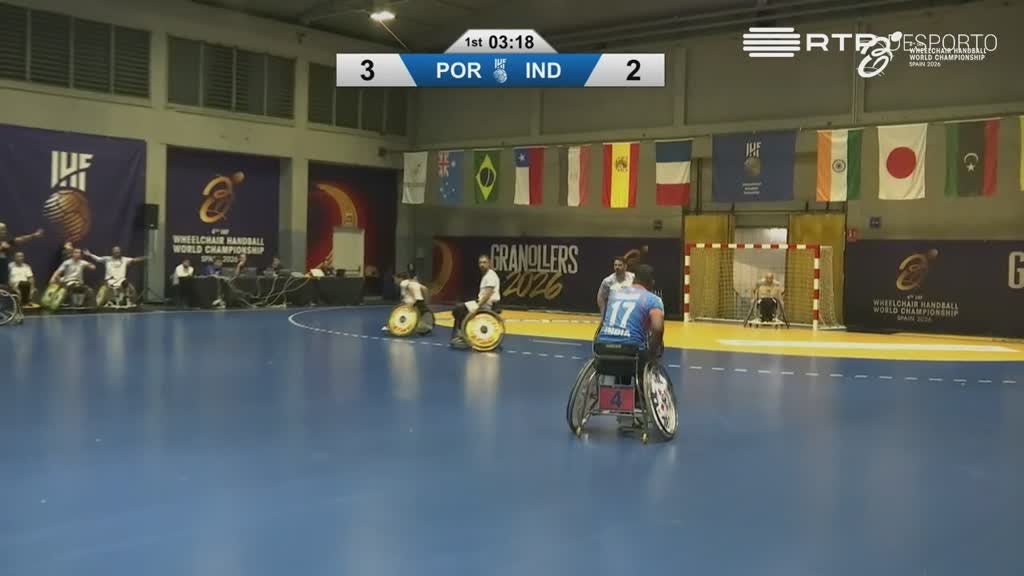 Imagem de IHF Campeonato do Mundo em Cadeira de Ro - Portugal x Índia