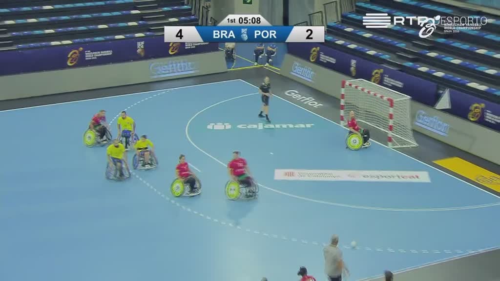 Imagem de IHF Campeonato do Mundo em Cadeira de Ro - Portugal x Brasil