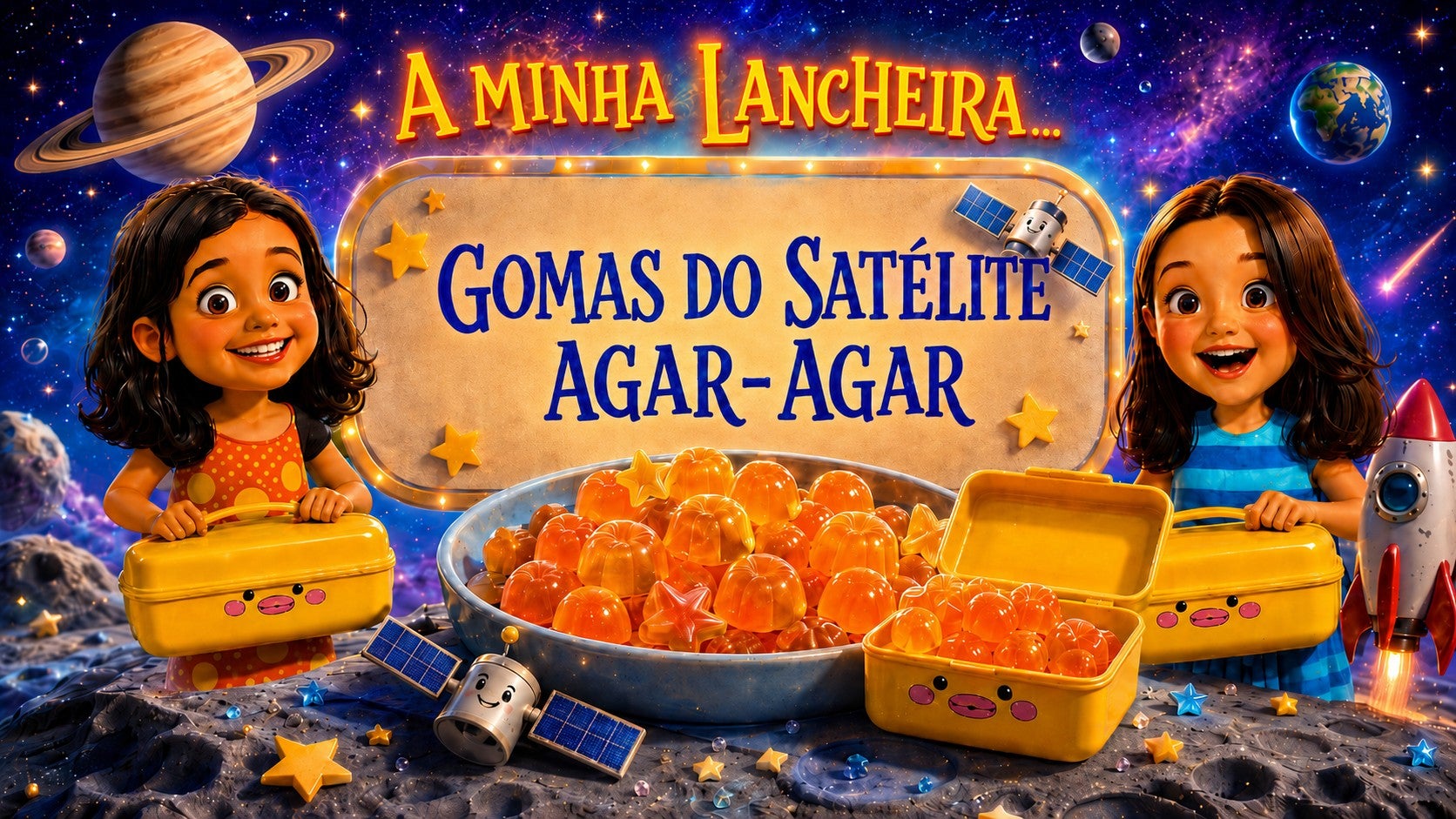 Imagem de A Minha Lancheira - A Minha Lancheira Gomas do Satélite Agar-Agar