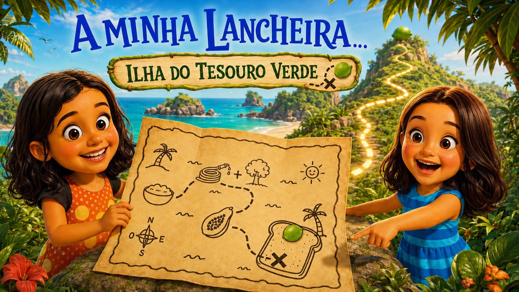 Imagem de A Minha Lancheira - A Minha Lancheira da Ilha do Tesouro Verde