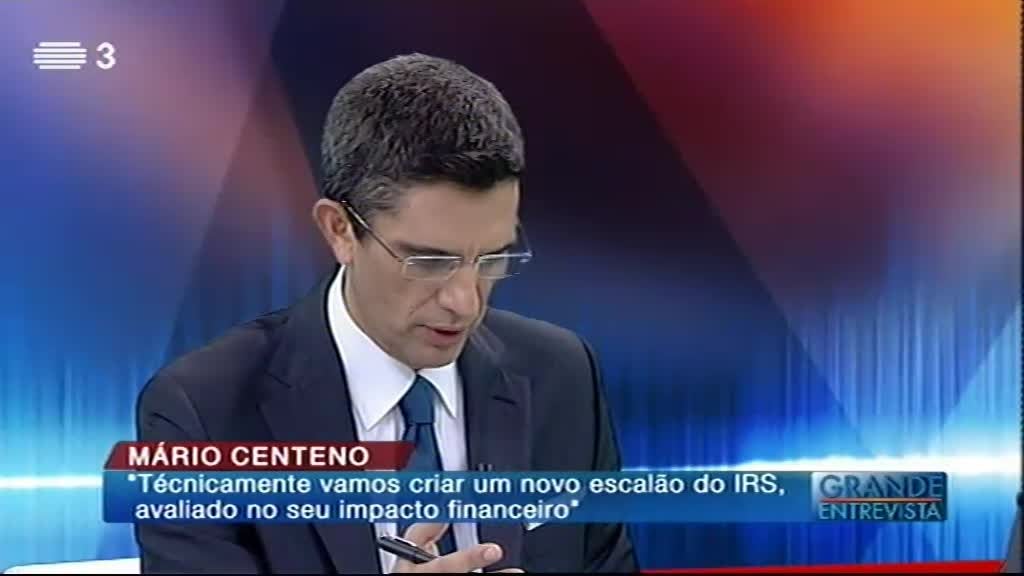 Imagem do Programa / Episiódio - Grande Entrevista - Mário Centeno