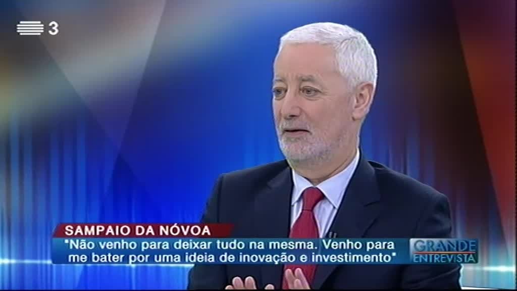 Imagem do Programa / Episiódio - Grande Entrevista - António Sampaio da Nóvoa