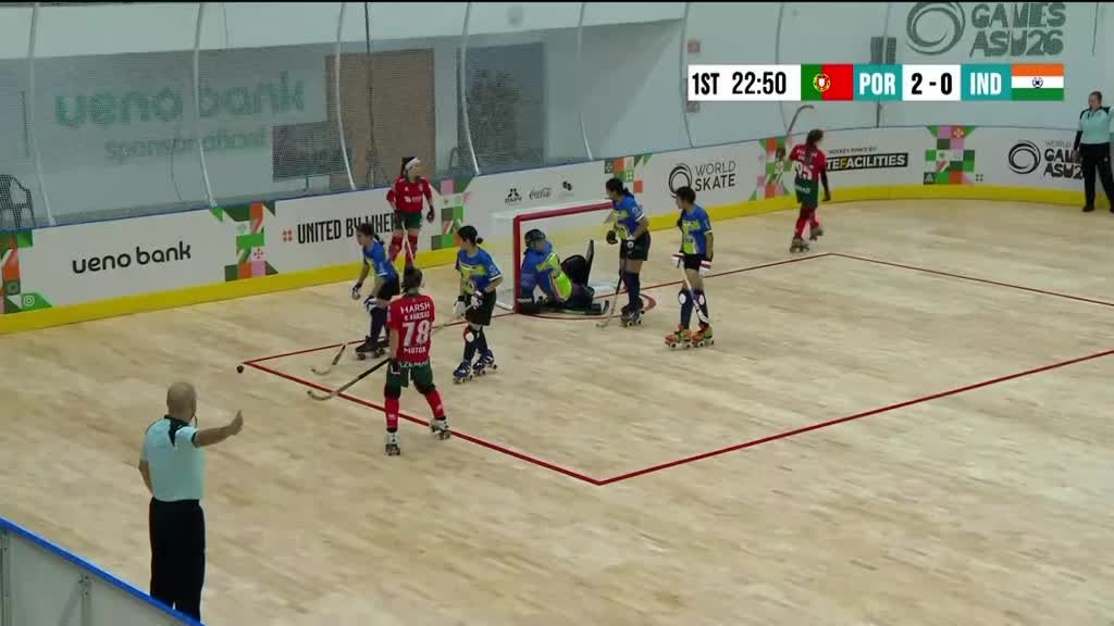 Imagem de Hóquei em Patins Feminino: Campeonato d - Portugal x Índia