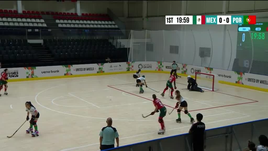 Imagem de Hóquei em Patins Feminino: Campeonato d - Portugal x México