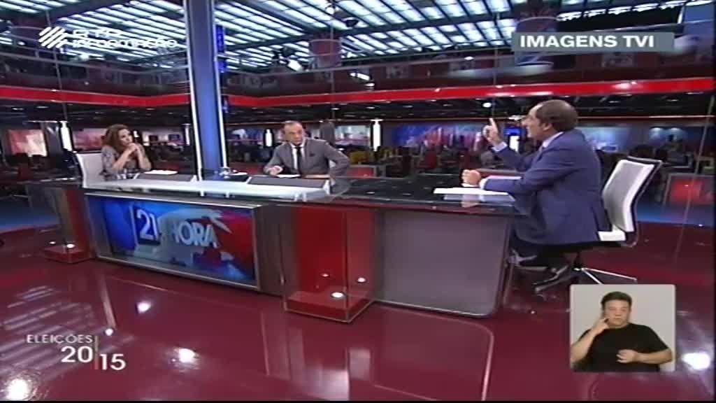 Imagem do Programa / Episiódio - Frente a Frente 2015 - Paulo Portas / Heloísa Apolónia