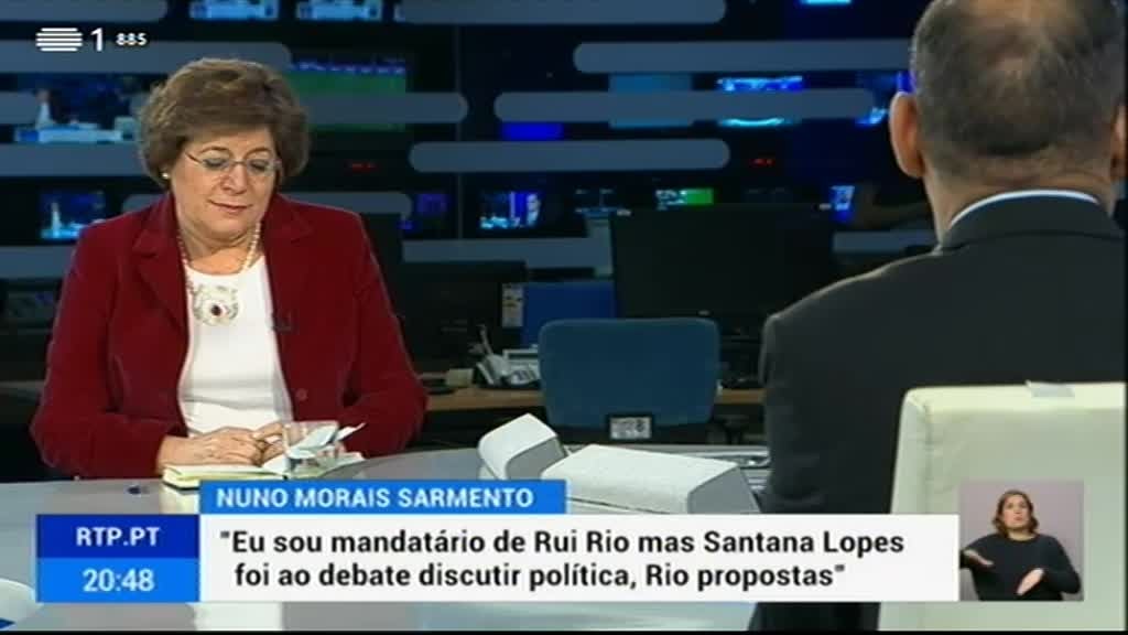 Imagem do Programa / Episiódio - Confronto - Nuno Morais Sarmento e Ana G