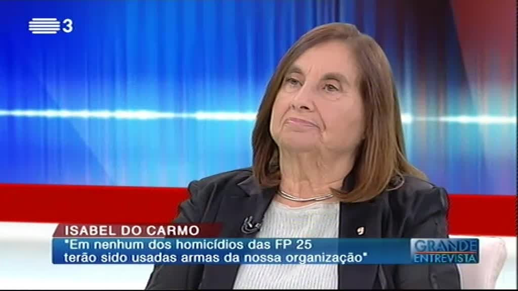 Imagem do Programa / Episiódio - Grande Entrevista - Isabel do Carmo