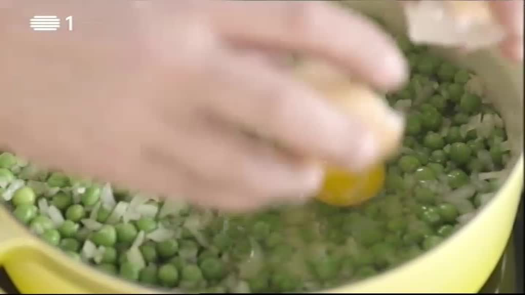 Imagem do Programa / Episiódio - Nutriciência: Jogar, Cozinhar, Aprender - Ervilhas à Algarvia