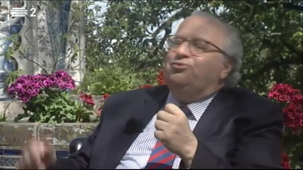 Imagem do Programa / Episiódio - Raízes - Terraço do Palácio dos Marqueses da Fronteira e Alorna, Antropólogo Filipe Pinheiro Chagas Verde